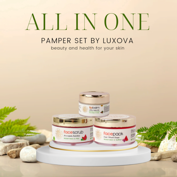 Watermelon Face Scrub + Face Pack (Free Lip Balm)