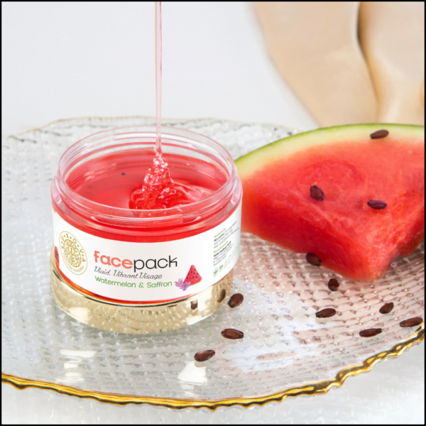 Image of Watermelon Treasure & Rose Essence skincare bottle. Premium, chemical-free, FDA-approved skincare product for glowing, healthy skin