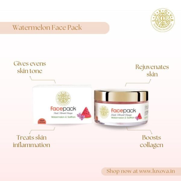Watermelon Face Scrub + Face Pack (Free Lip Balm) - Image 8
